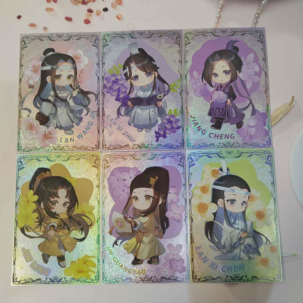 遇意正版吧唧明信片魔道祖师色纸