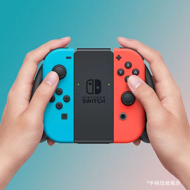 NINTENDO SWITCH NS 조이콘 그립 OLED 배터리 수명 버전 컨트롤러 홀더 공식 오리지널 액세서리