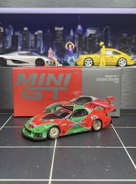 【李先生】MINIGT1:64 #990 Mazda RX7 787B 55号 合金汽车模型