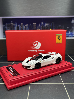 现货 RW1：64法拉利488pista树脂法拉力限量版汽车模型