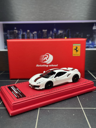 现货 RW1：64法拉利488pista树脂法拉力限量版汽车模型