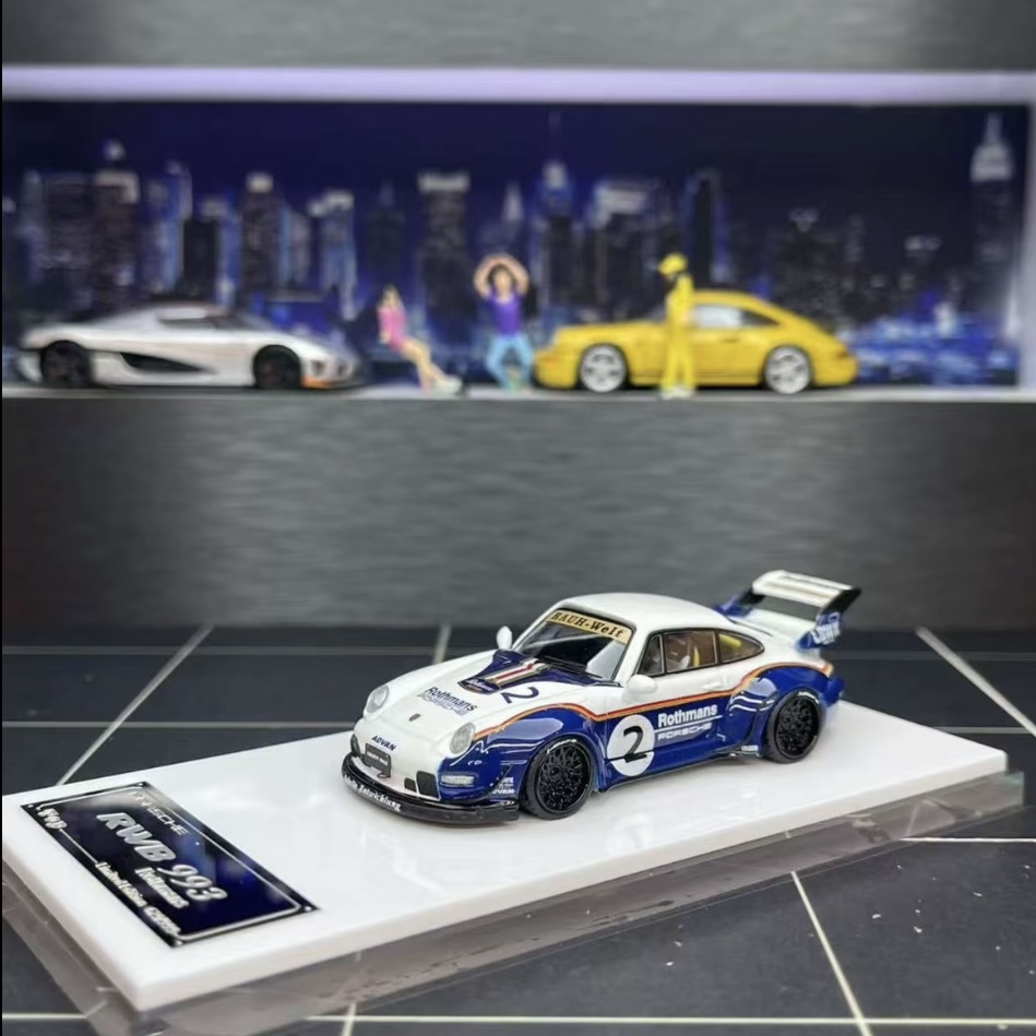 【李先生】Top models 1:64 保时捷RWB 993 乐福门合金汽车模型
