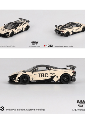 [李先生预售]MINIGT 1:64 #1083 McLaren 720S TBC 合金汽车模型