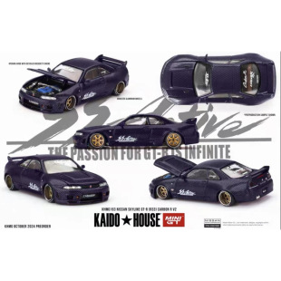 Kaido House x MINIGT 1:64 日产GTR R33 全碳 ＃163汽车模型