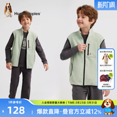 大童舒适立领摇粒绒马夹儿童坎肩 新款 暇步士童装 男童马甲春秋季