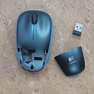 M215优联鼠标 原装 光电优联鼠标 M215无线优联鼠标 灰黑色 罗技
