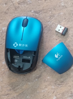 原装罗技 M215无线优联鼠标 光电优联鼠标 +M215优联鼠标 蓝色