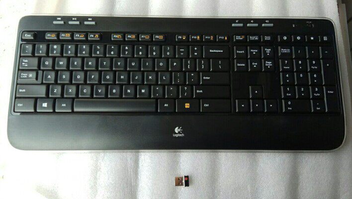 罗技K520无线 优联键盘 多媒体键盘+优联六通接收器 特惠价