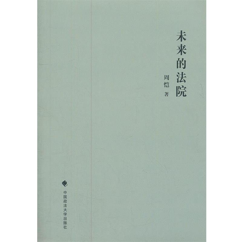 【正版包邮】 未来的法院 周恺　著 中国政法大学出版社
