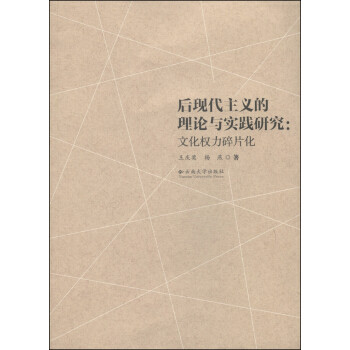 【正版包邮】 后现代主义的理论与实践研究：文化权力碎片化 王庆奖 云南大学出版社图片