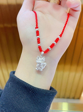 纯银十二生肖吊坠饰品男女宝宝款