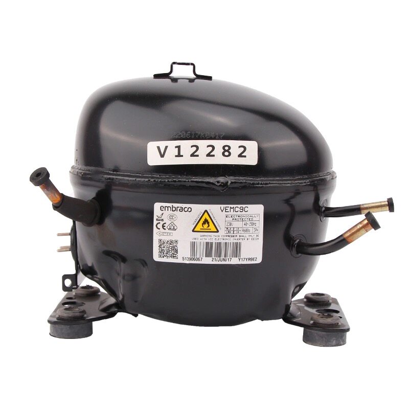 全新恩布拉科R600A冰箱冰柜变频压缩机VEMC 9C 11C VEMB VEGY7H