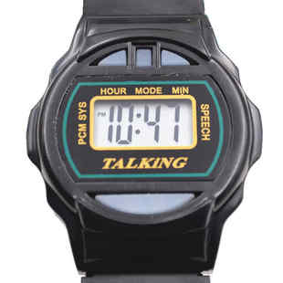 一键语音报时讲话手表老年人手表多功能盲人表电子表男士女士钟表