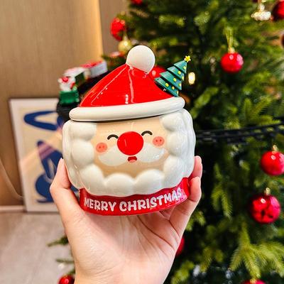 520ml大容量马克杯带盖吸管