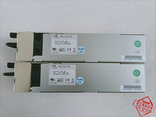 99新原装新巨 R1U-2220V 1+1 220W热插拔冗余电源模块 现货