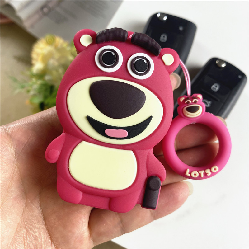 大众钥匙套汽车扣卡通