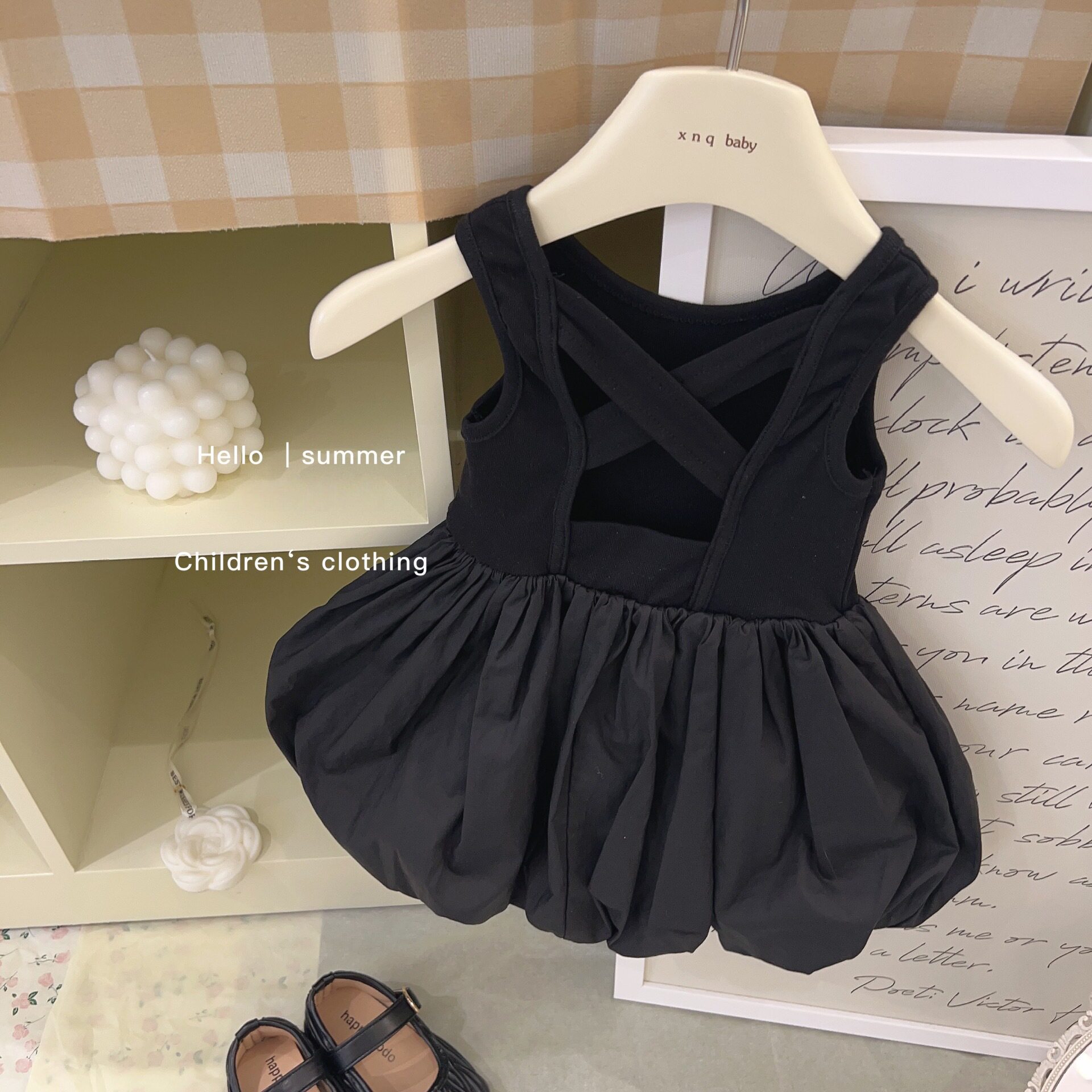 甜小司baby夏装韩版女宝宝洋气花苞连衣裙宝宝蓬蓬裙儿童装公主裙