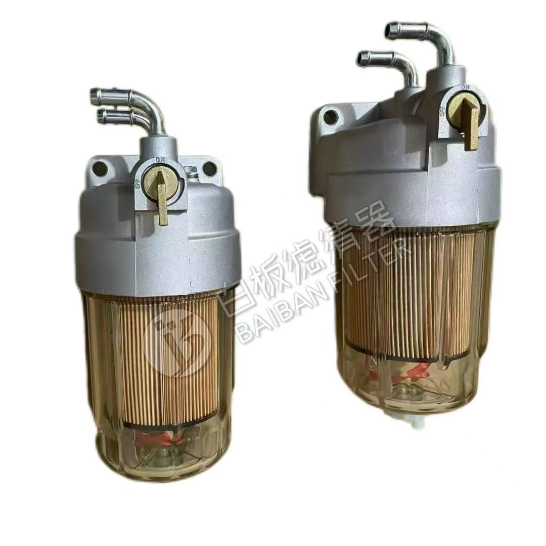 挖掘机神钢SK200250350-8210超八柴油油水分离器总成挖机滤芯