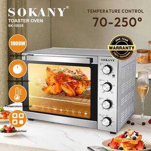出口SOKANY10028烤箱60L家用电烤箱烘焙加热烤箱TOASTER OVEN