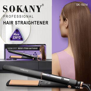 跨境SOKANY15014夹板干湿直卷直板夹陶瓷夹板hair straightener