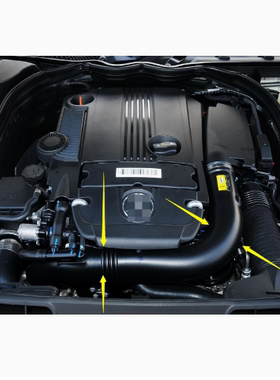 适用于奔驰C260L涡轮管A180B200GLC E200Lglk进气管glb增压管修包