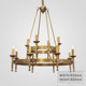 全铜美式 复古别墅酒店会所工程吊灯 乡村吊灯简约设计师客餐厅欧式