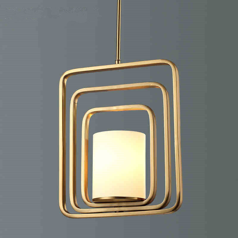 后现代全铜个性创意装饰餐厅卧室阳台北欧时尚美式简约设计师吊灯