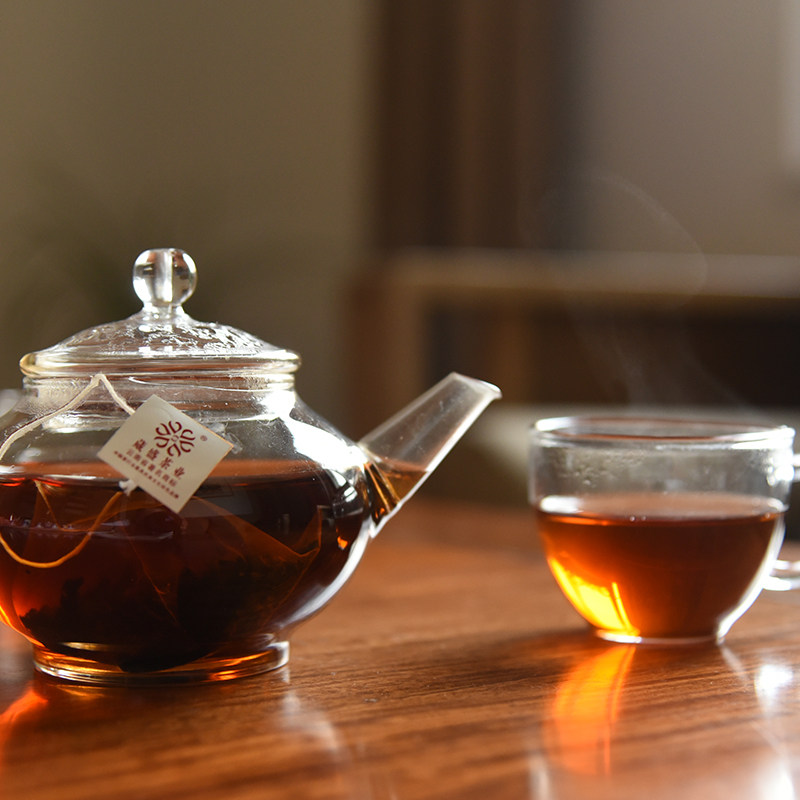 葳盛茶业普洱袋泡茶2018新款高端小包滇茸办公便捷春古树盒装熟茶