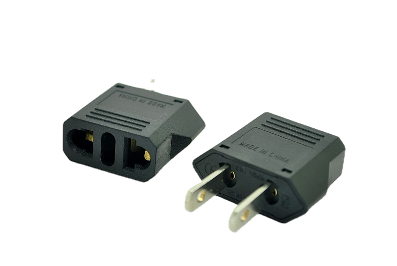 意大利标欧规转澳洲美规国标插头  3圆头转2扁脚插座旋转八脚9122