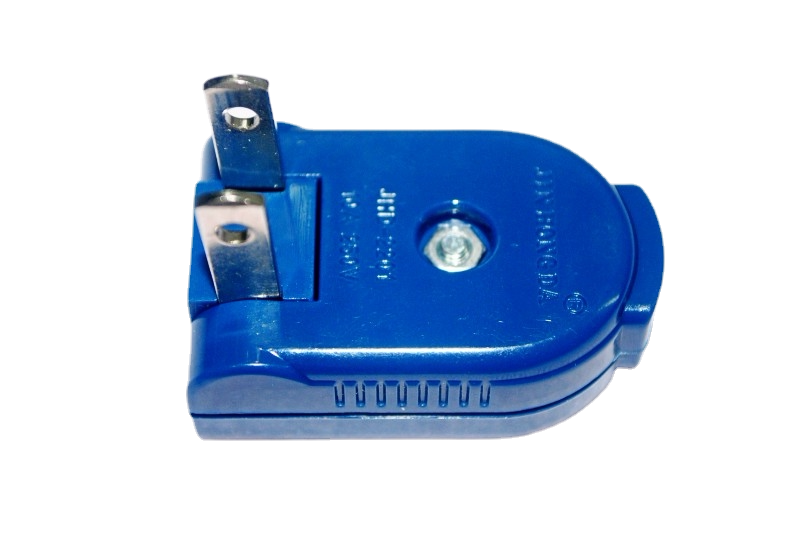 可90度旋转国标电源插头 美式接线用两扁脚接线板接头 9.9元包邮