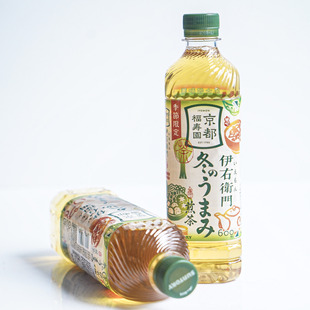 日本三得利 无蔗糖0卡路里0脂 伊右卫门绿茶煎茶饮料600ml增量