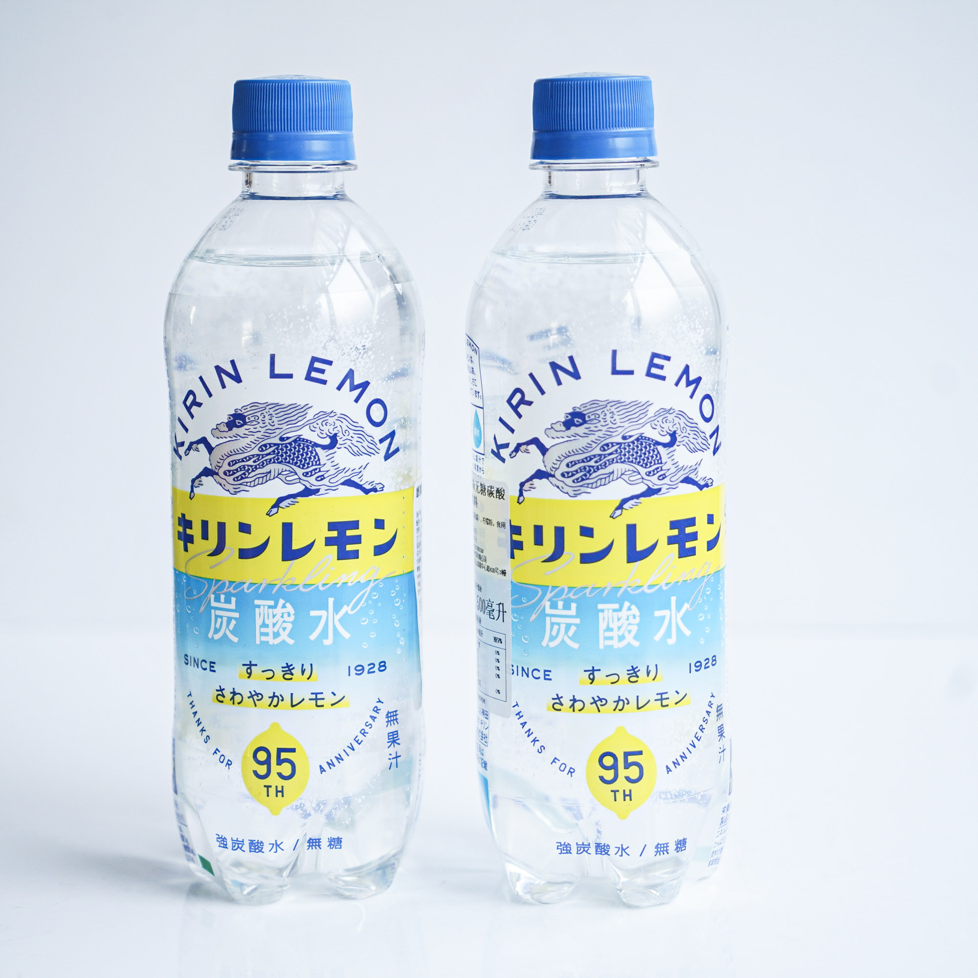 日本进口 麒麟kirin柠檬味汽水碳酸饮料苏打水500ml 无蔗糖零卡