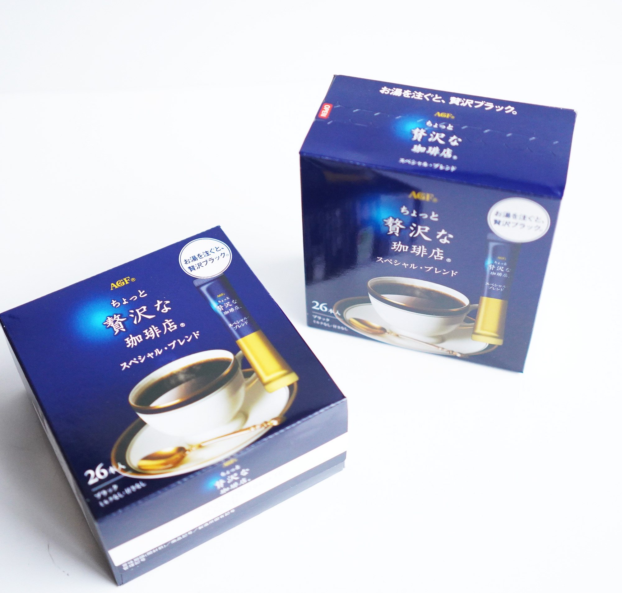 日本进口 AGF轻奢速溶美式黑咖啡固体饮料/醇香蓝盒版 52g*26杯入
