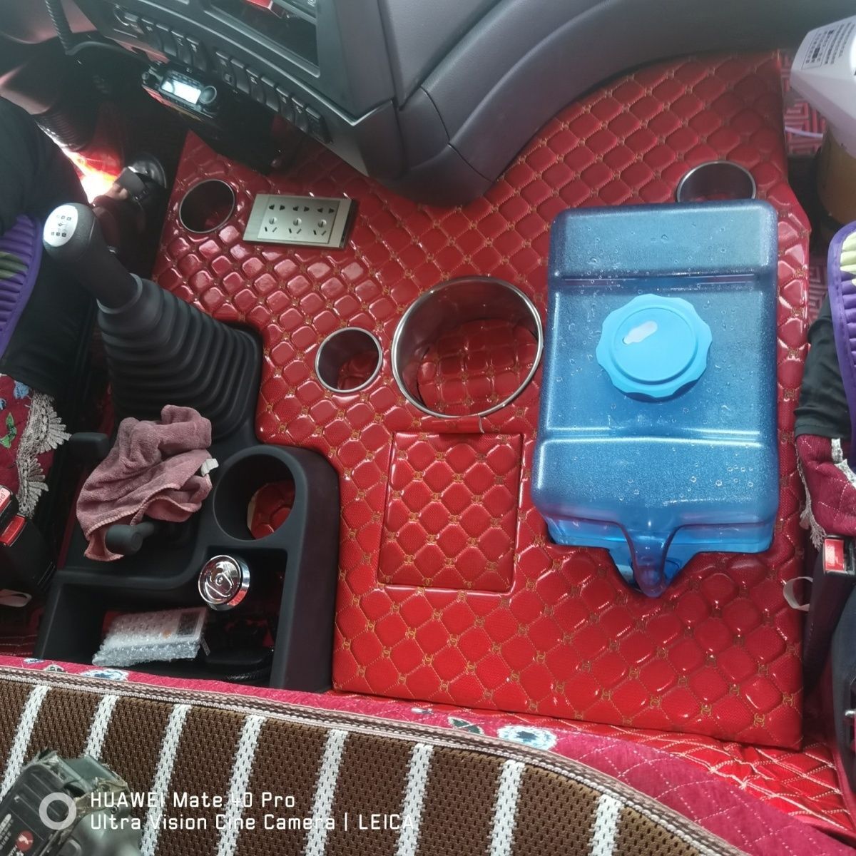 东风天龙畅行D7V专用水壶架暖壶架水杯座茶壶架装潢用品改装定制