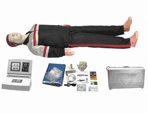 KAS/CPR480高级移动显示自动电脑心肺复苏模拟人