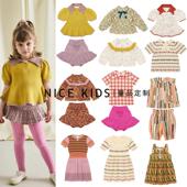 25夏季 MP系列田园风 女童绑带领蝴蝶结女孩爆米花裤 ins爆款 裙套装