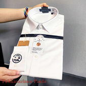 衬衫 12月7日上新 休闲男士 外贸衬衣免烫抗皱长袖 高端纯棉商务大码