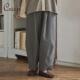 新款 CRISP日系穿搭纯棉工装 宽松阔腿裤 2024秋季 裤 女小个子灯笼裤