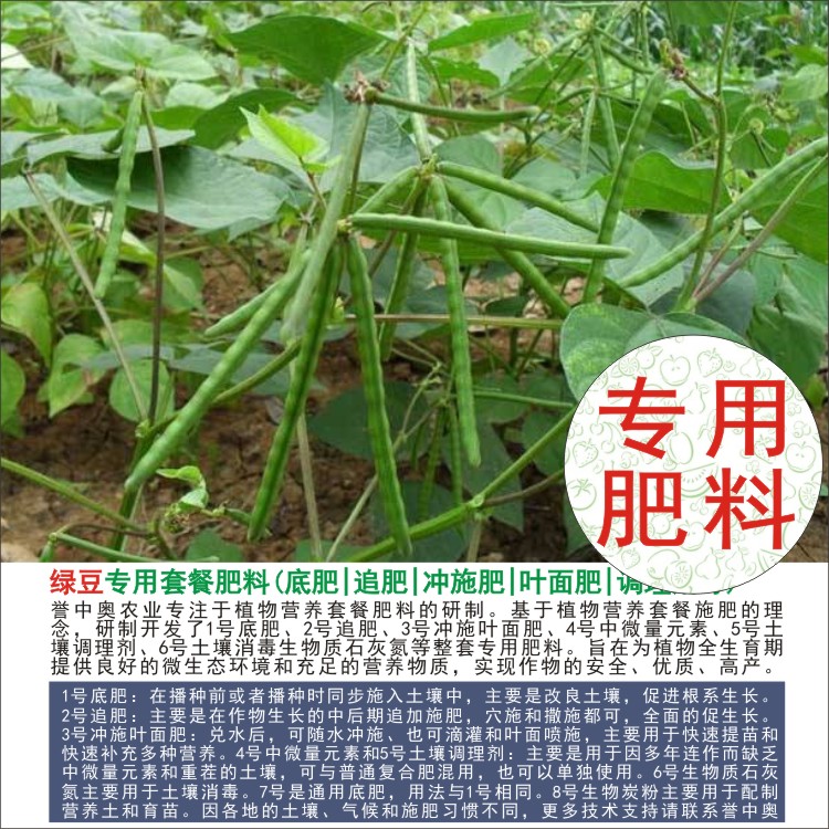 1-50斤绿豆专用肥料完整全套肥料家用通用农用有机肥复合肥颗粒