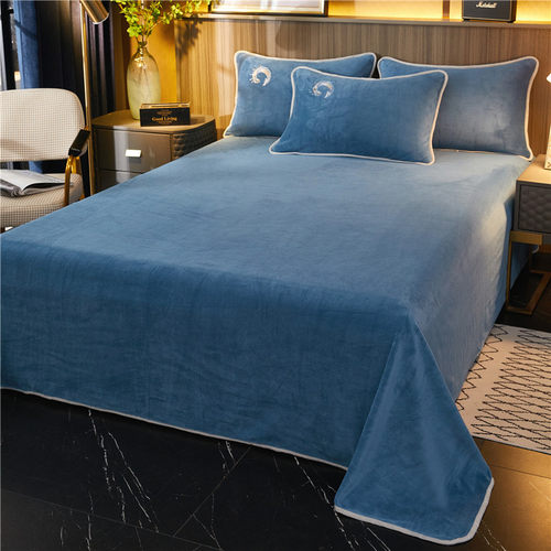 牛奶绒3米特大床单250cmx270cm