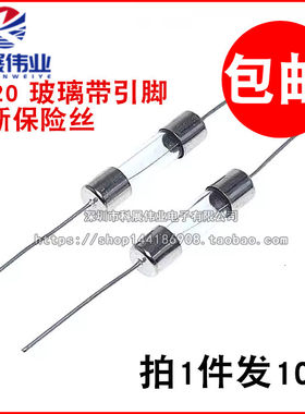 带脚引线保险丝保险管250v1a5a