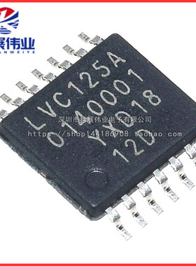 全新原装 SN74LVC125APWR LVC125A 74LVC125APW TSSOP14 驱动器