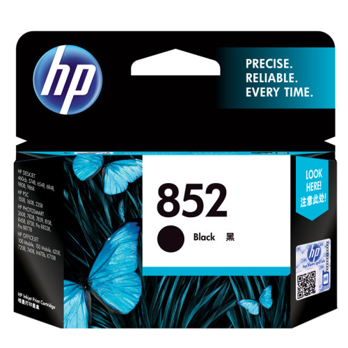 原装惠普852黑色墨盒适用于HP Officejet 7208 7408 K7108 H470b