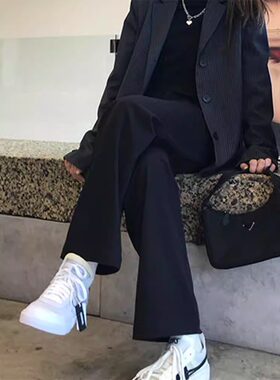 高腰韩版通勤长裤裤子