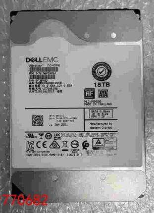 DELL 西数硬盘 18T SATA 72K  HC550