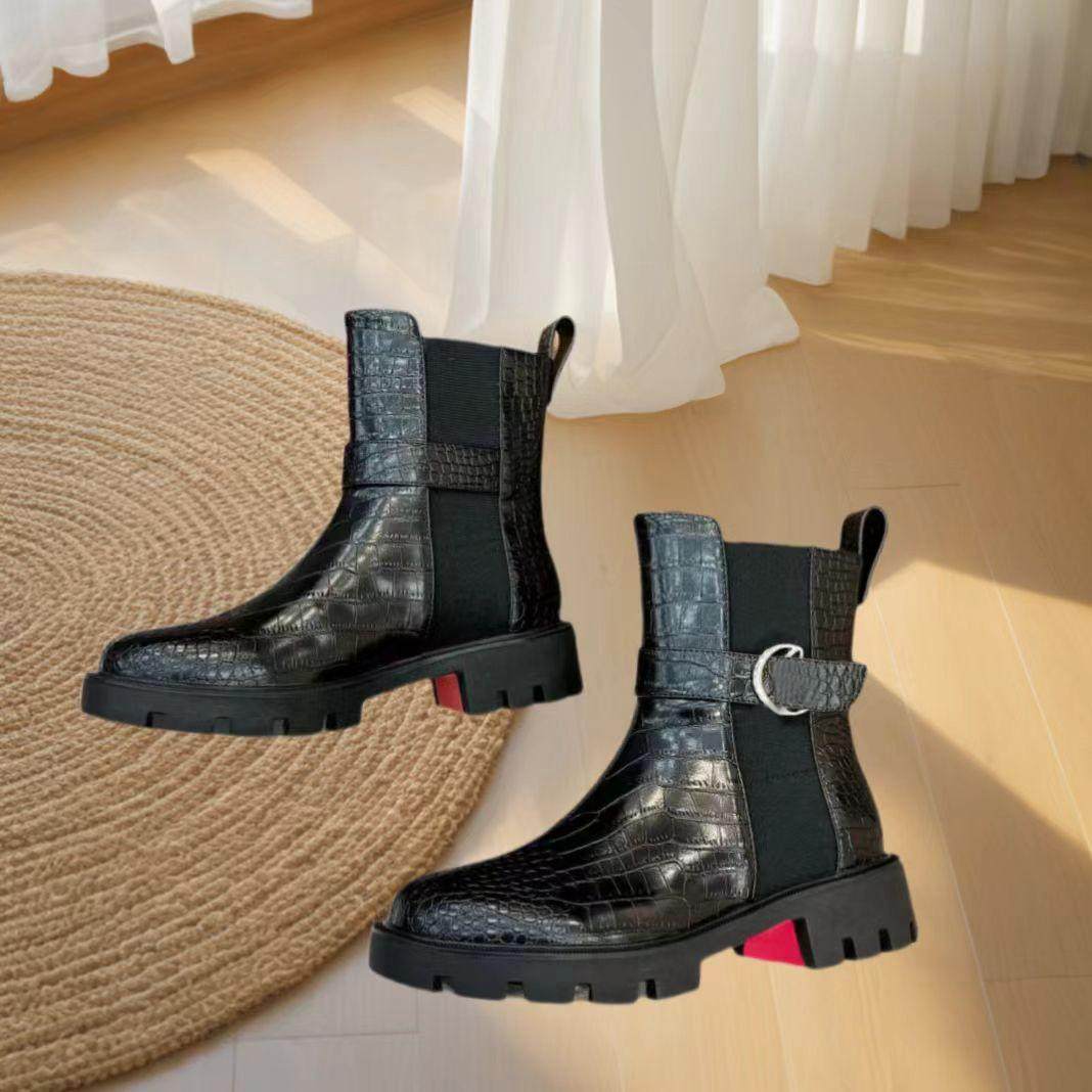 切尔西靴2024新款秋冬保暖