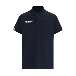 WOW意志驱动潮牌休闲商务涂装 T恤 Polo简约高级翻领短袖