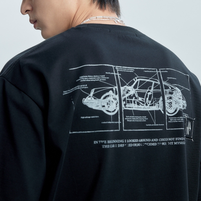 WILL ON WHEELS新款重磅911档案短袖T恤复古做旧老钱新贵