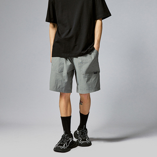 百搭五分裤 wow宽松夏季 男士 开车休闲短裤 潮牌短裤