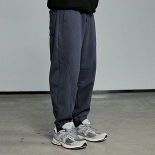 通勤男 简约休闲立体剪裁休闲裤 WOW意志驱动显瘦 收口卫裤